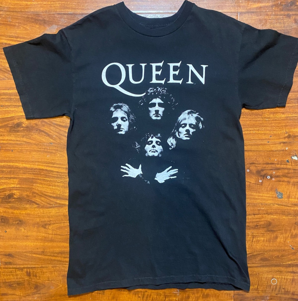 QUEEN Bohemian Rhapsody Black Short Sleeve Graphic Tee SZ M