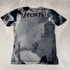 VTG Y2K Affliction Puppet Master God Vs Devil Demon Shirt Mens XL Black Preowned