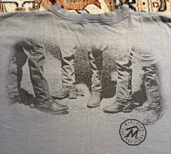 VTG Marlboro Country Store Pocket Shirt Cowboy Horse Western Rodeo XL DISTRESSED