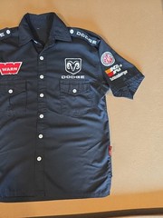 F1 Racing Polo Button Up Shirt Dodge Siemens Size Medium Pockets