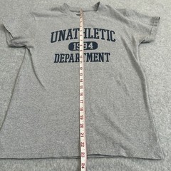 Brisco Brands T-Shirt Men’s Small Gray Unathletic Department Graphic Tee Crew
