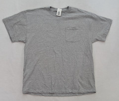 Russell Athletic Men’s T-Shirt Size L Gray Short Sleeve Pocket Crew Neck NEW