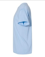 Hanes 5170 5XL EcoSmart Crewneck Short Sleeve Tee Pit to Pit 31″ Light Blue