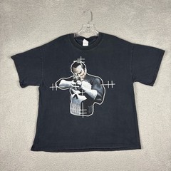 Vtg Y2K PUNISHER T-shirt Men’s XL Black 2001 Wizard World Marvel Grunge