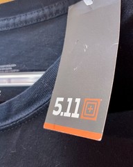 5.11 Tactical Brand NWT Men’s Long Sleeve Black Shirt w/ Breast Pocket Size XXL