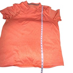 Puma Run Favorite Heather Crew Neck Short Sleeve Athletic TShirt Mens Orange XXL