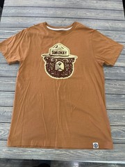 Landmark Project Mens Smokey Bear T-Shirt Medium Sustainable Cotton/Polyester