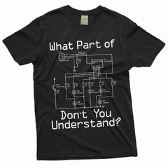 Men’s Funny Electrician T-shirt electrical diagram shirt fathers day gift
