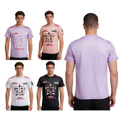 Men’s T-Shirt Quick-drying Undershirts Contrast Color Shirts Disco Tee Tops Gym