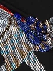 New Fashion Trend Horse Hot Drilling Rhinestones Summer Luxury Men T-Shirt