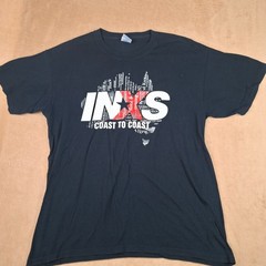 INXS T-shirt Australia Tour Coast to Coast 2012 – Size L on Gildan Label