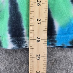 Liquid Blue Mens XL Tie Dye T-Shirt Spiral Burst Colorful Festival Graphic Tee