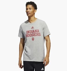 Adidas Men’s NCAA Indiana Hoosiers Amplifier Short Sleeve T-Shirt
