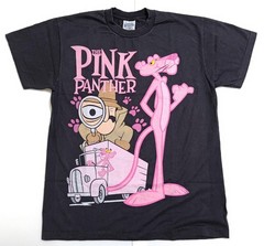 RETRO PINK PANTHER CARTOON UNISEX T-SHIRT S-5XL (2-SIDED)