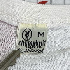 Vintage 40s White Tshirt Paper Thin Medium Sleeveless 50s Rockabilly Champknit