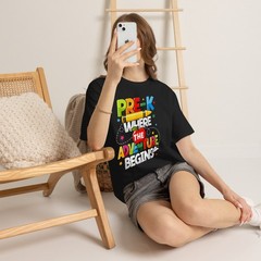 Pre-K Where The Adventure Begins Teacher T-Shirt
