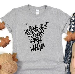 HAHAHA Shirt, Joker Laugh T-Shirt, Joker Tee, Oversize Shirt, Joker Lover Gift