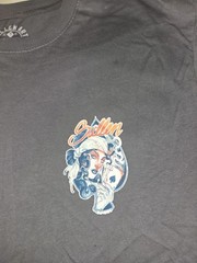 Sullen Art Collective Graphic Print T Shirt Mens Size XL Gray Flawed See Photos