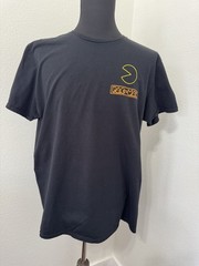 Pac-Man by C-Life Group Graphic T-shirt Black Size X-Large Unisex