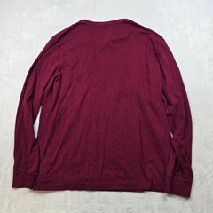 Polo Ralph Lauren Crew Neck T Shirt Mens Large Red Long Sleeve Custom Slim Fit