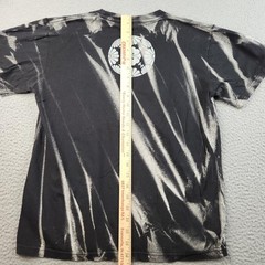 Samurai Ukiyo-e Shirt Mens Medium Black Tie Dye Japanese Art Graphic Tee