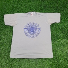 Vintage 80s Tedges Shirt Large 21×25 Mandala-Style Crop USA