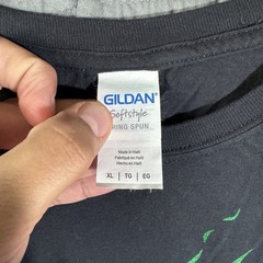 Gildan Softstyle T-Shirt Men’s Xl Black Ring Spun Preston Playz 100% Cotton