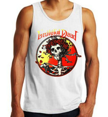 Grateful Dead Rock Band Men’s Tank Top (Multiple Colors)