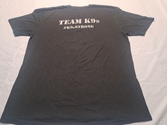 K9’s For Warriors T Shirt Size Large K9s Strong USA Flag Service Dog USA
