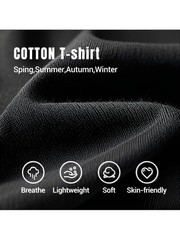 Breathable New Men Short Sleeve T-shirt Print T-Shirt Multi Pure Color T Shirt F