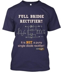 EUR ElectroBOOM FULL BRIDGE RECTIFIER Tee T-Shirt Made in the USA Size S to 5XL