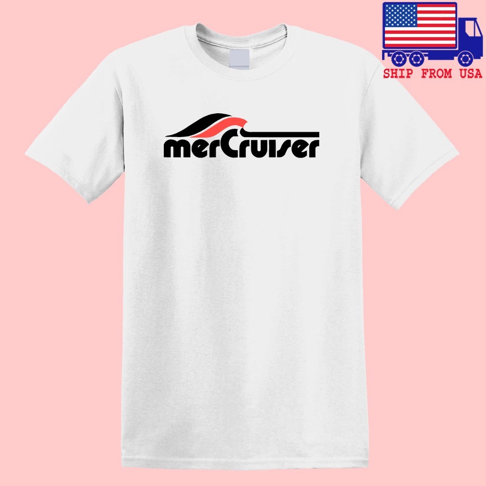 Mercruiser Marine Boats Men’s White Size S-5XL