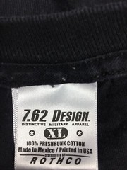 7.62 Design Shirt Adult XL Black Marines Victory Defending Freedom Graphic Tee