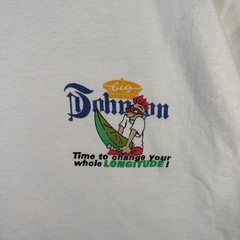 Vintage Big Johnson Shirt Mens Large White 90s Corona Beer Mexico Funny Quote