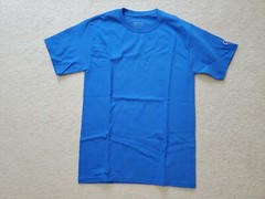 Champion Athleticwear Unisex Blue Cotton Tee-Shirt Short Sleeve T425RB Sz.S
