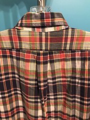 Men’s Size XL XG Colorful Plaid American Living Button Down Casual Shirt NWOT