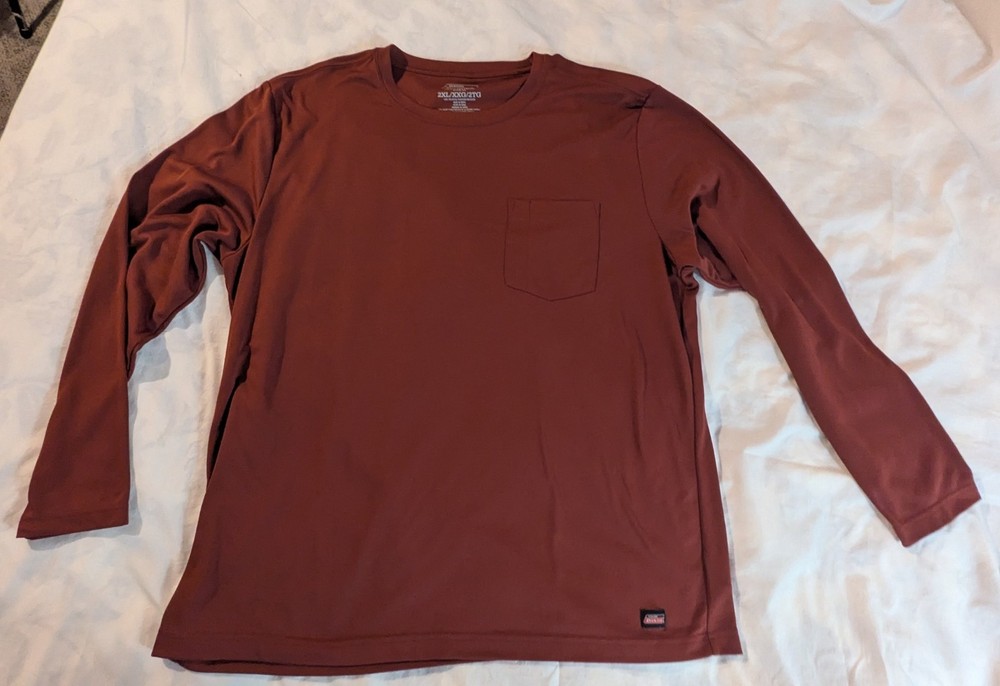Dickies Shirt Temp Control Warming Long Sleeve Performance Tee Men’s 2XL