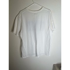Calvin Klein XL men’s white T-shirt w/design-used good