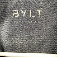 BYLT T-Shirt men’s Large Drop Cut Lux Short Sleeve Blue Premium Basics Lifestyle
