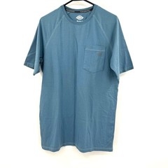 Dickies Size Medium Shirt Blue Temp IQ Performance Cooling Pocket Tee Uniform