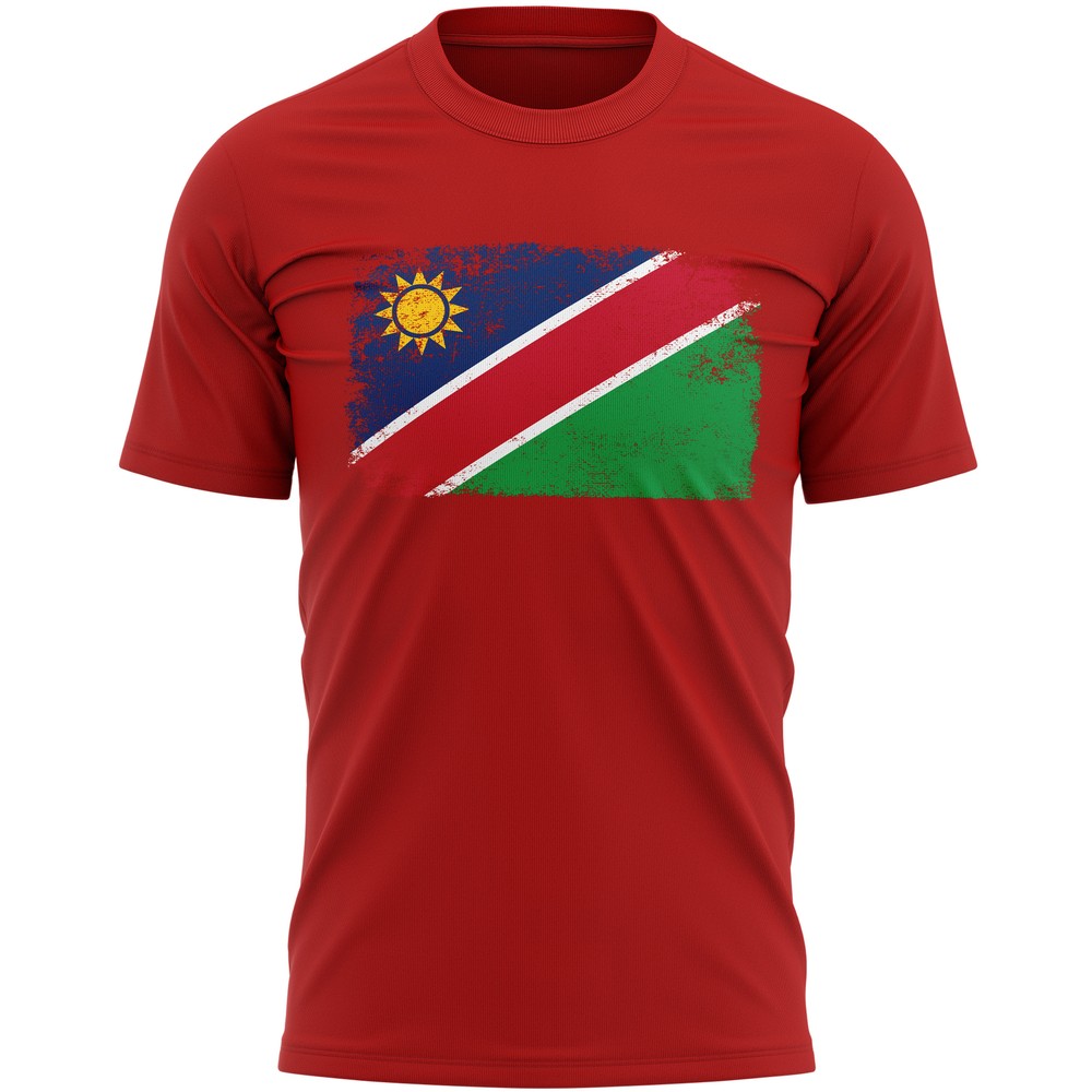 Namibia Mens T Shirt shirt Football Country Him Africian flag footie soccer a…