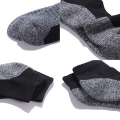 6-Pack Men’s Low Cut Cotton Socks Max Cushion Thick Athletic Ankle Sock