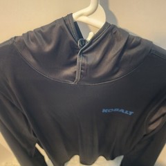 Kobalt Men Hooded Long Sleeve Black Large Shirt