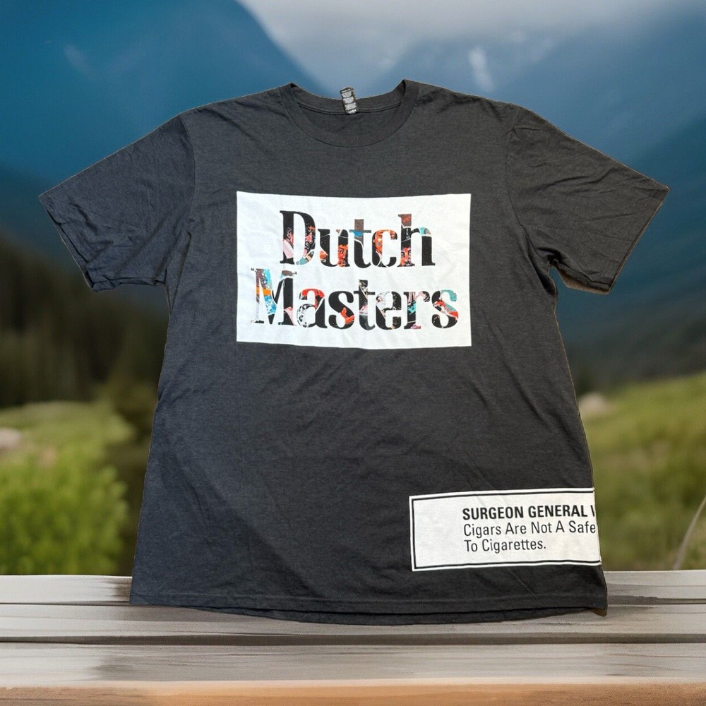 Dutch Masters RARE! Tshirt Cigars Blunt Cannabis Tobacco 420 Friendly Fan 2XL