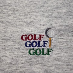 Vintage 90s Galt Sand Golf Sports Embroidered Heather T-Shirt USA Made – Large