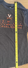 Colosseum Men’s Virginia Cavaliers Gray Long Sleeve T-Shirt Size Medium