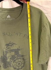 Diddly Squat Farm Tractor T-Shirt XL Olive Green Jeremy Clarkson UK Cotton Tee