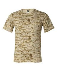 Men’s Camo short sleeve T-Shirt 6 patterns Sm To 4x