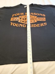 Harley Davidson Tee Shirt Men’s Size L Four Seasons Young Riders