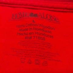 Home Alone Merry Christmas Ya Filthy Animal T-Shirt Mens Large Red Holiday Tee